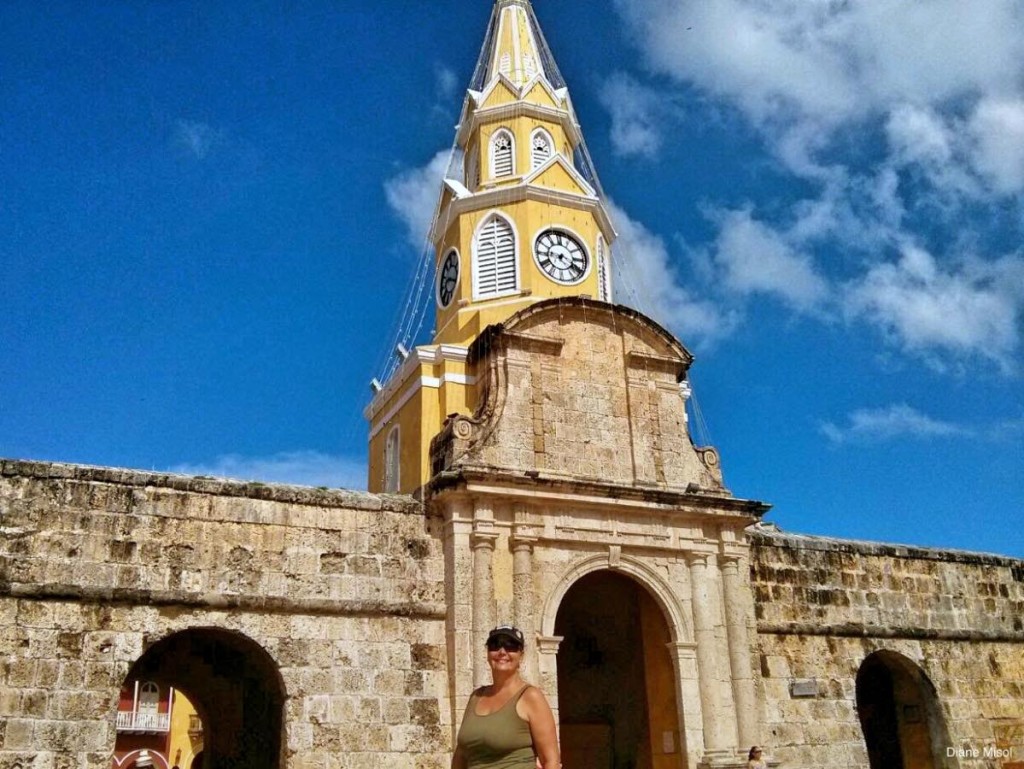 Clocktower Entrance, Old Town, Cartagena, Columbia