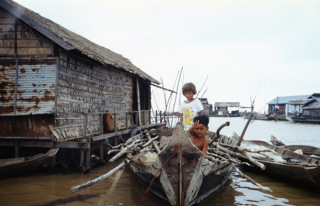 Fishing Village, Tonle Sap, Cambodia