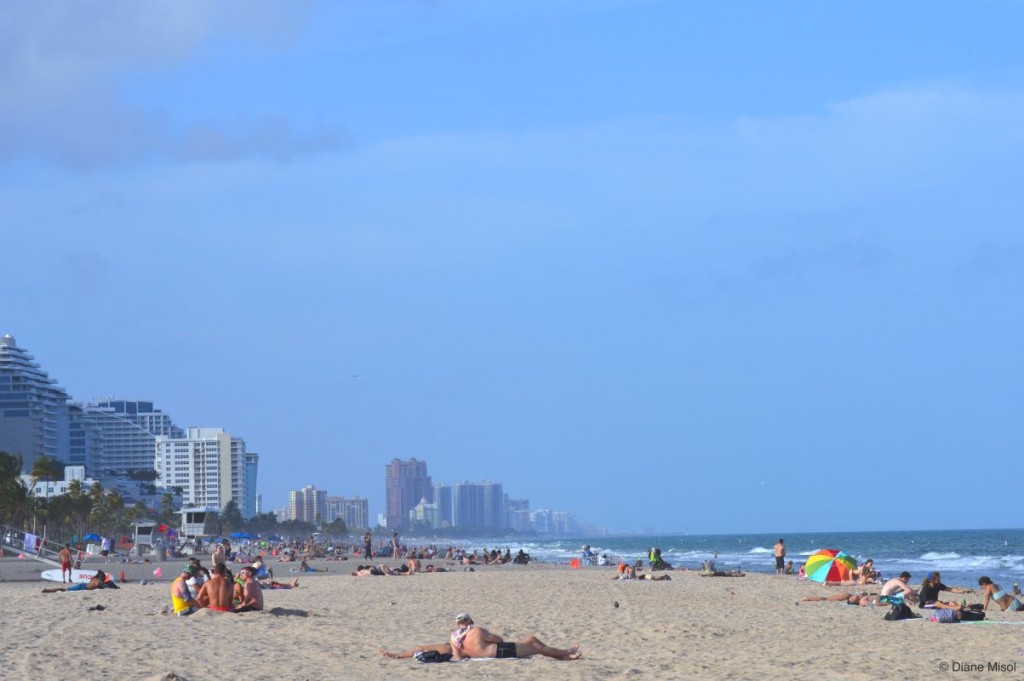 A Stretch of Fort Lauderdale Beach, Florida