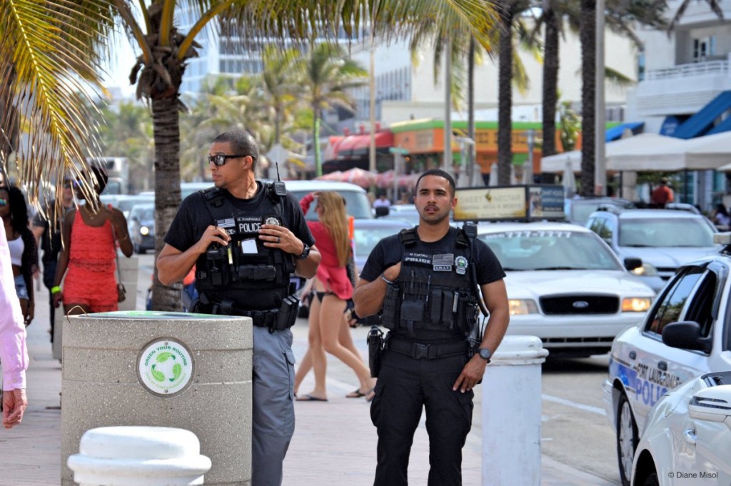 Fort Lauderdale Police Patrol, Florida, USA