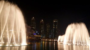 Dancing Fountains - so beautiful at Night, Dubai
