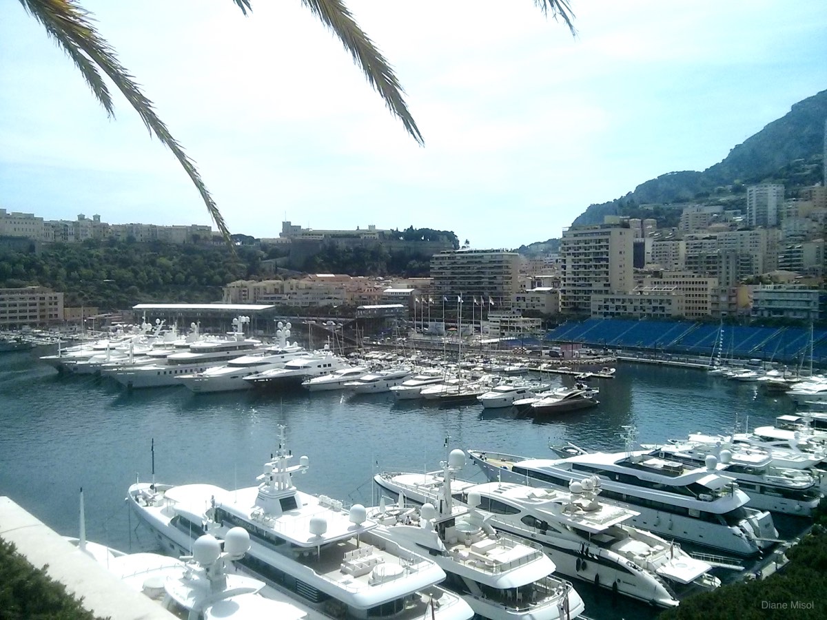 Harbour with Formula 1 Bleachers, Monte Carlo