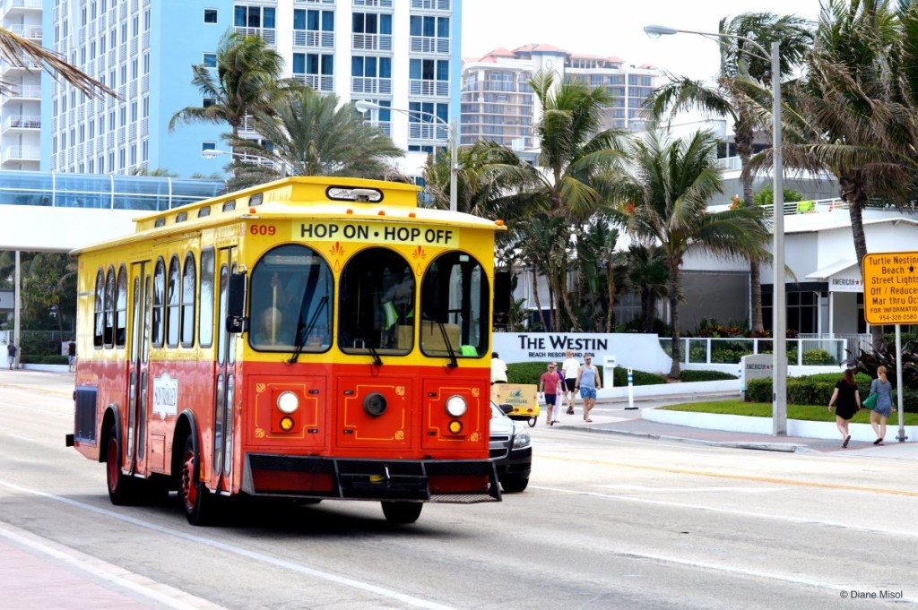 Hop On Trolly, Ft Lauderdale, Florida USA
