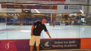 Full Size Ice Rink in The Dubai Mall
