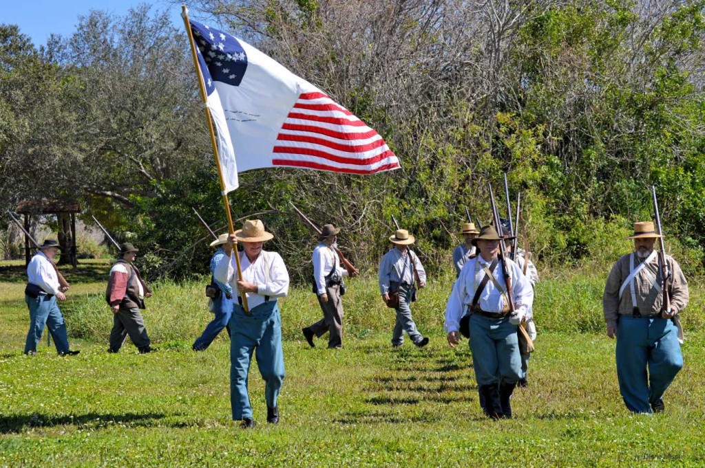 Marching Into Battle, Second Seminole War, Florida