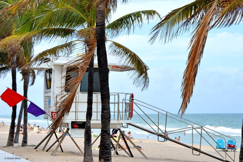 Lifeguard Stand, Fort Lauderdale Beach, Florida, USA