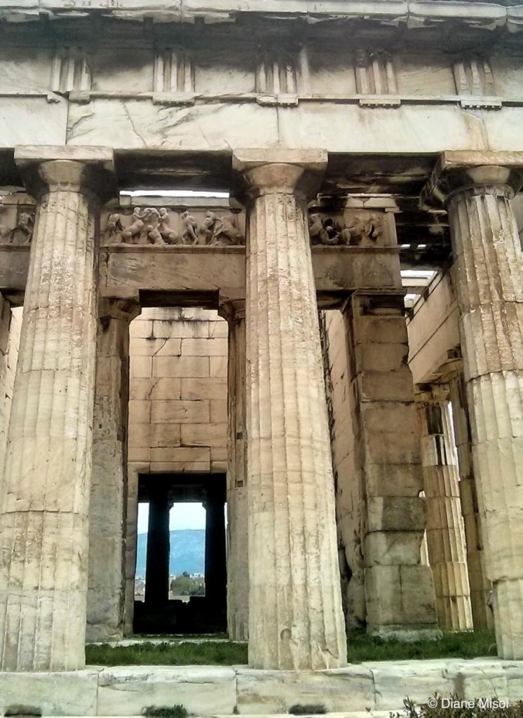 Looking Through Time, Agora Temple, Athens, Greece