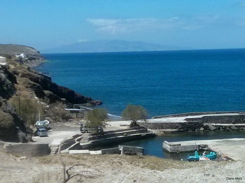 Tiny Fishing Port, Santorini, Greece