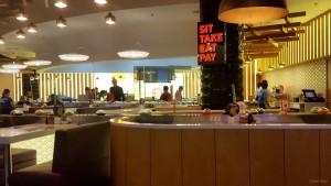 Sushi Restaurant with Conveyer Belt in The Dubai Mall
