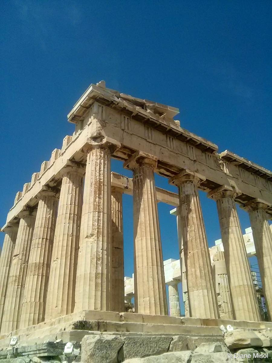 Parthenon on Blue, Athens, Greece