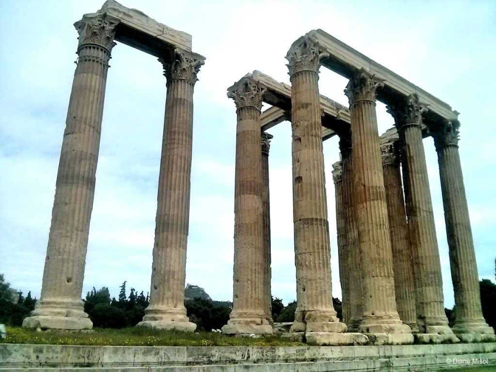 Pillars of the Temple of Zeus, Athens, Greece