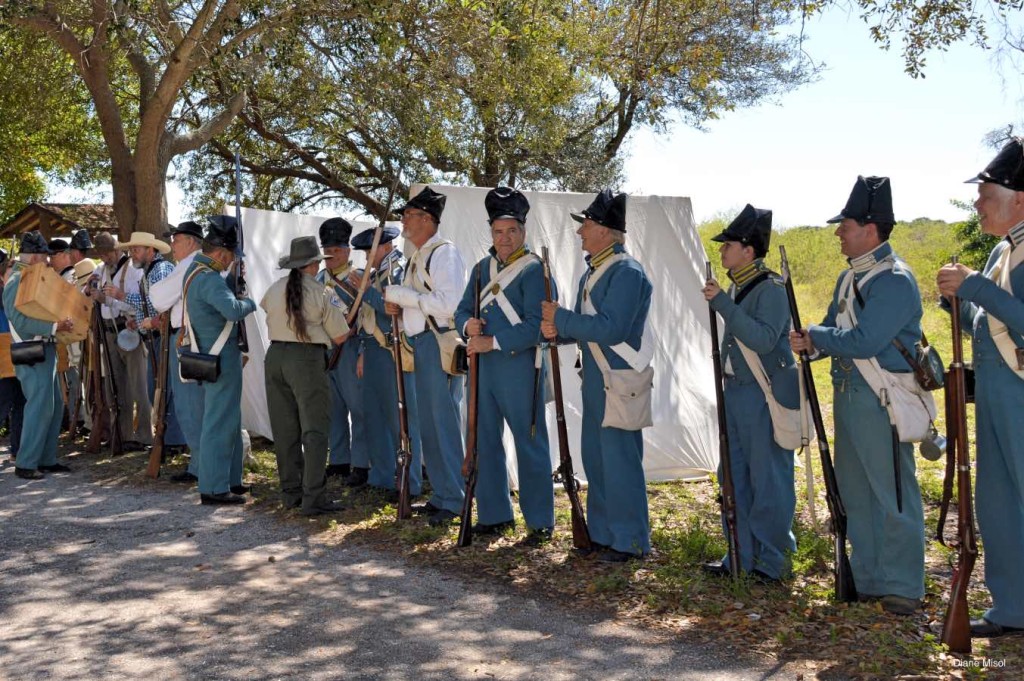 Preparation for the Re-enactment Battle of Okeechobee