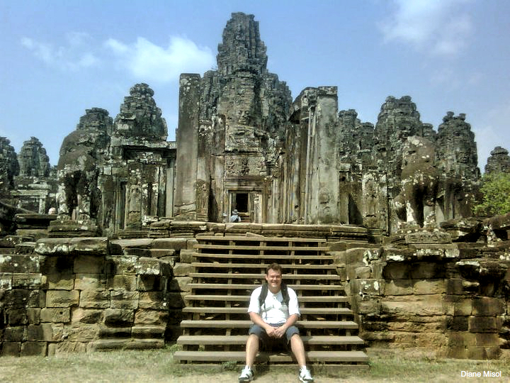 Temple Rest At The Bayon, Cambodia