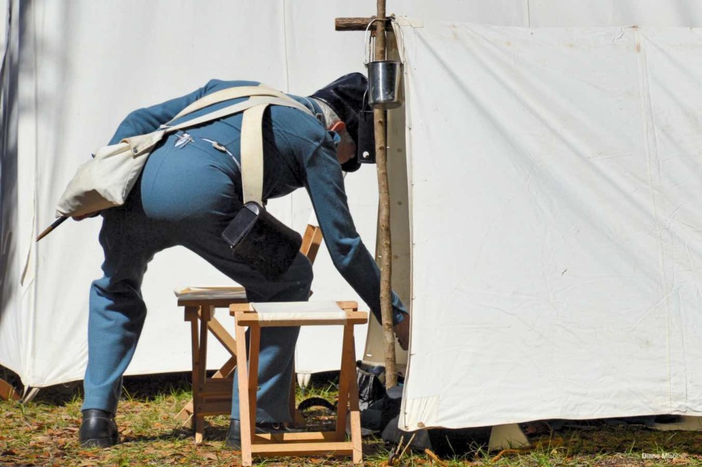 Soldier at Tent, Battle of Okeechobee