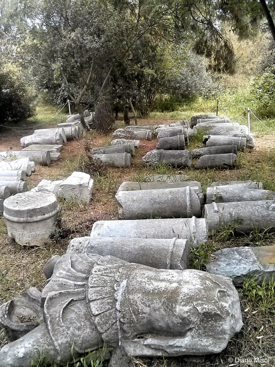 Unfortunate Ruins of Agora, Athens, Greece