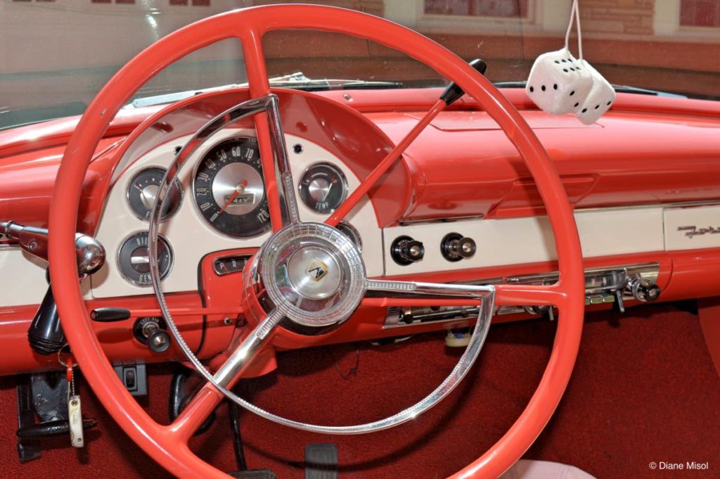 '56 Ford Dashboard, Back in Time Classic Car
