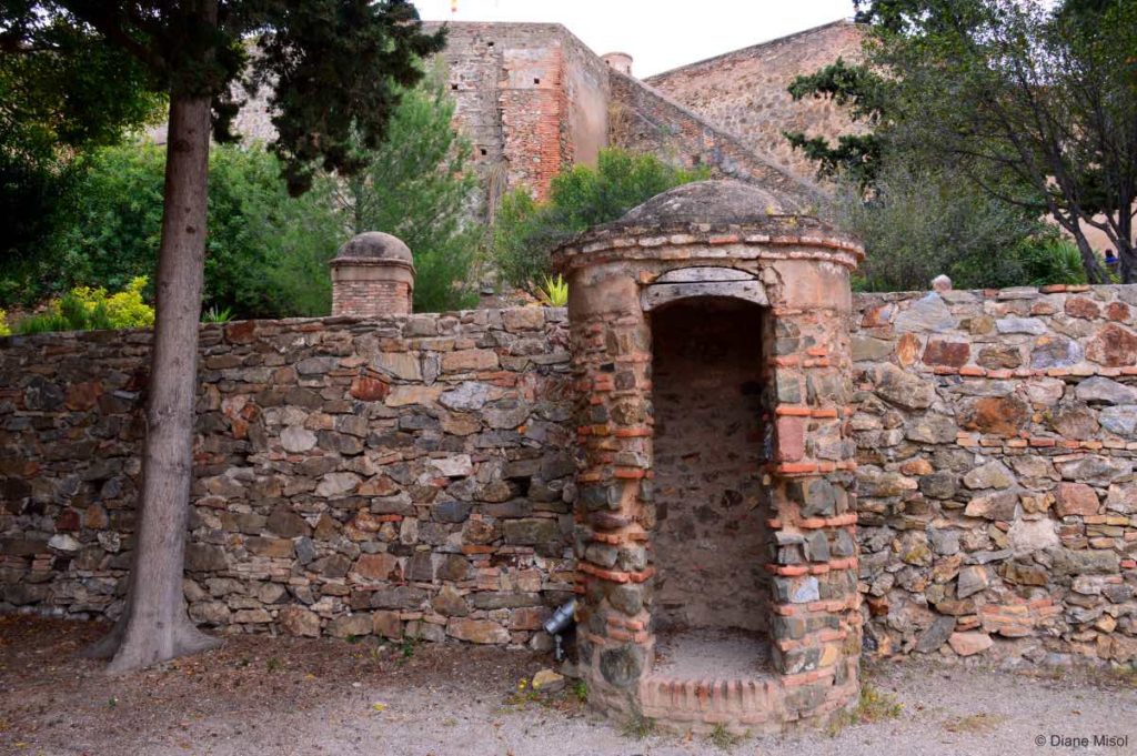 Abandoned Watch Tower. Alcazaba, Malaga, Spain