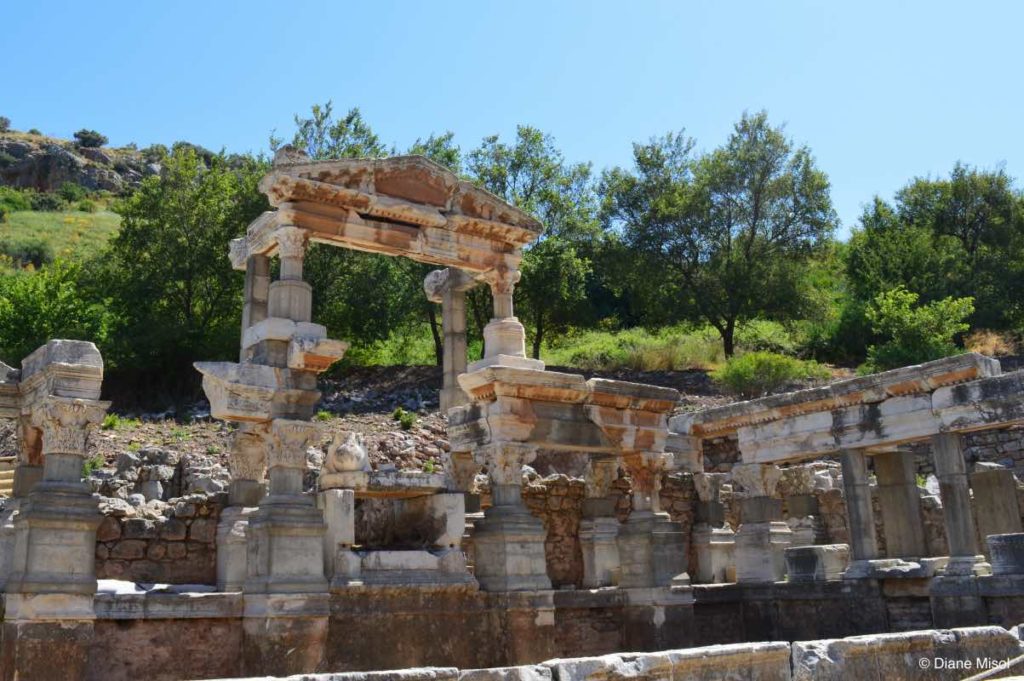Ancient Fountain of Trajan, Long Gone Dry, Ephesus