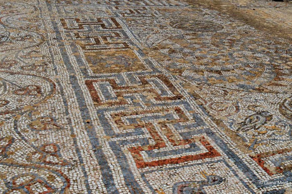 Beautiful Mosaic Walkway Portico of Alytarch, Ephesus