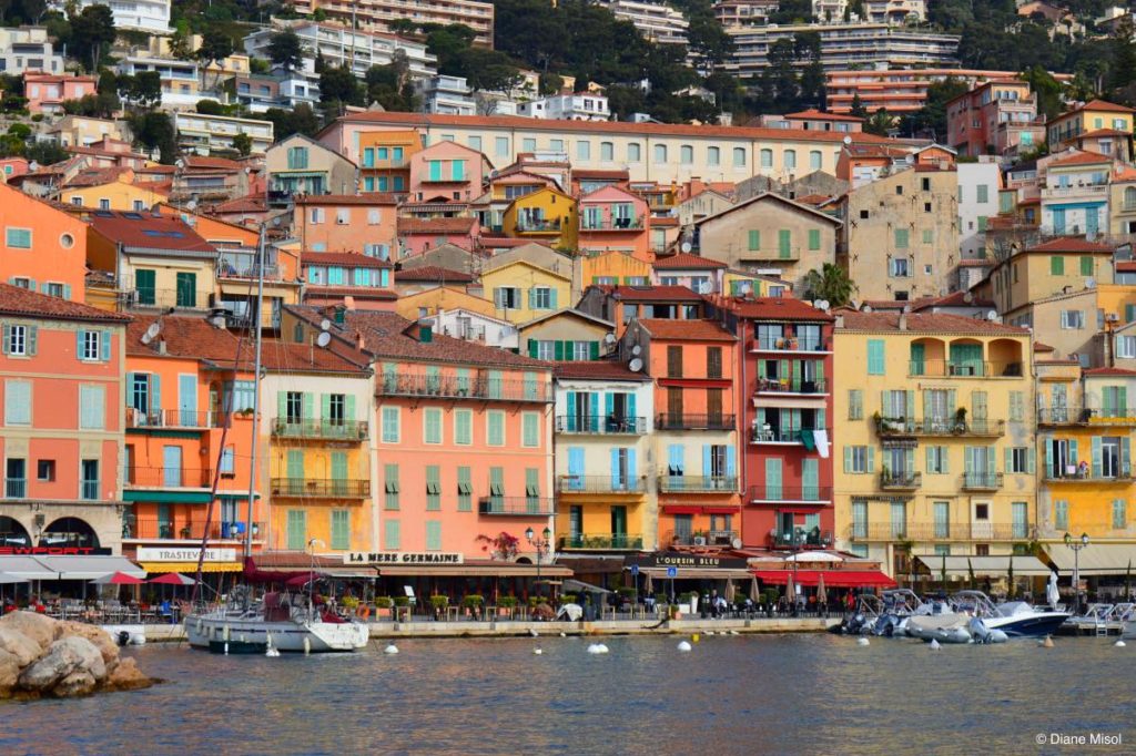 Colourful Waterfront, French Riviera, Villefranche, France
