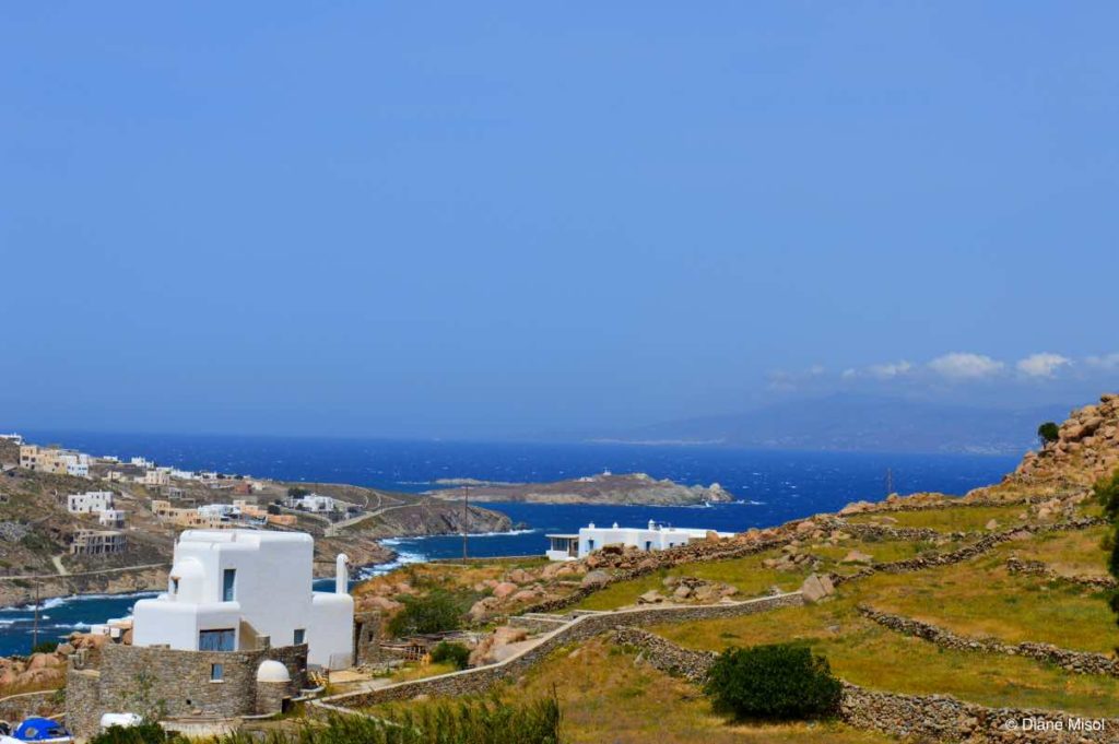 Country View of Mykonos, Greece