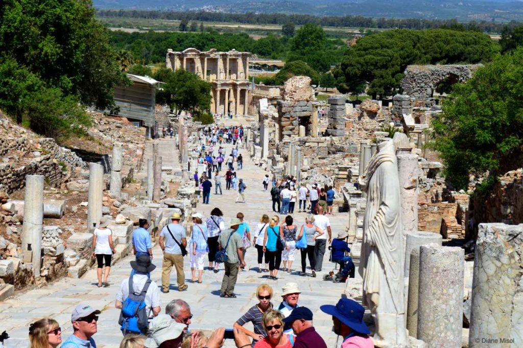 Curetes Street, View to the Library of Celsus, Ephesus