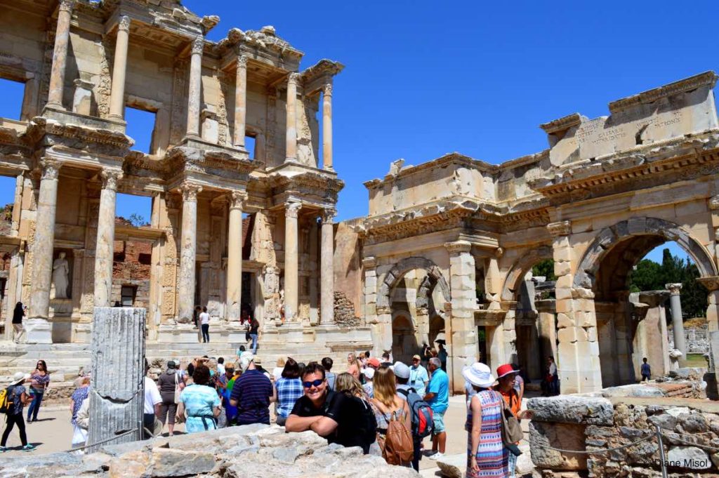 Enjoying the History in Ephesus, Turkey