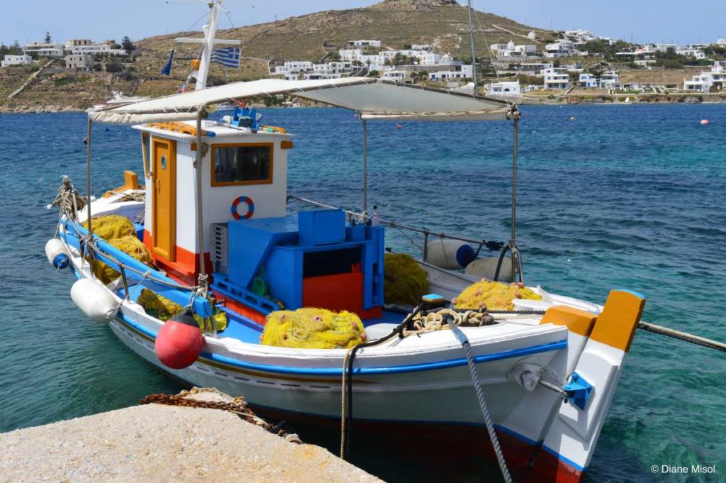 Fishing Boat. Mykonos, Greece