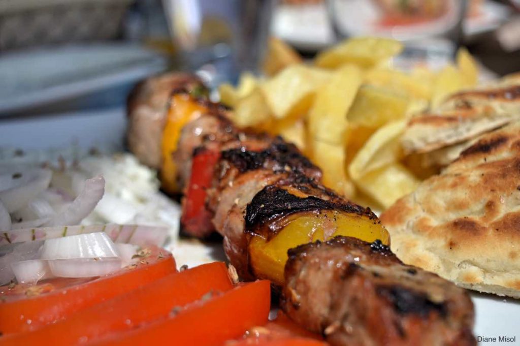 Kebab, Mykonos, Greece