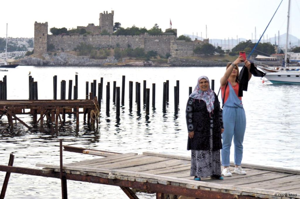 Mom and Daughter Selfie. Bodrum, Turkey