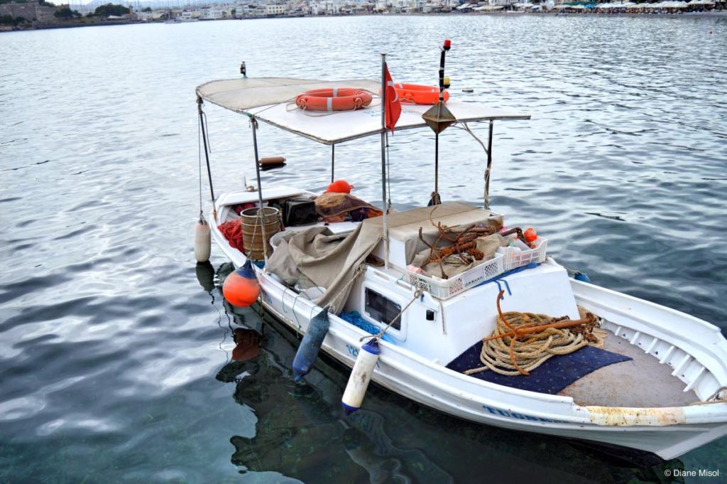 Tiny Fishing Boat, Bodrum, Turkey