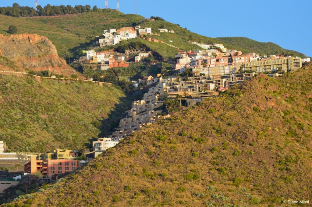 Town in the Hills. Tenerife, Spain