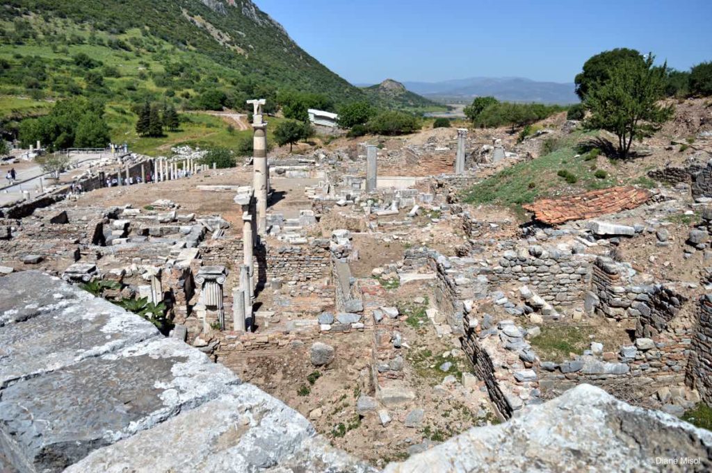 View of Ephesus From Top of Odeon