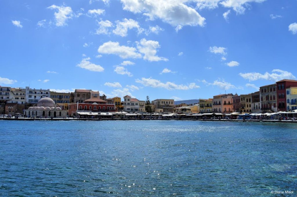 The Venetian harbour Chania. Crete, Greece