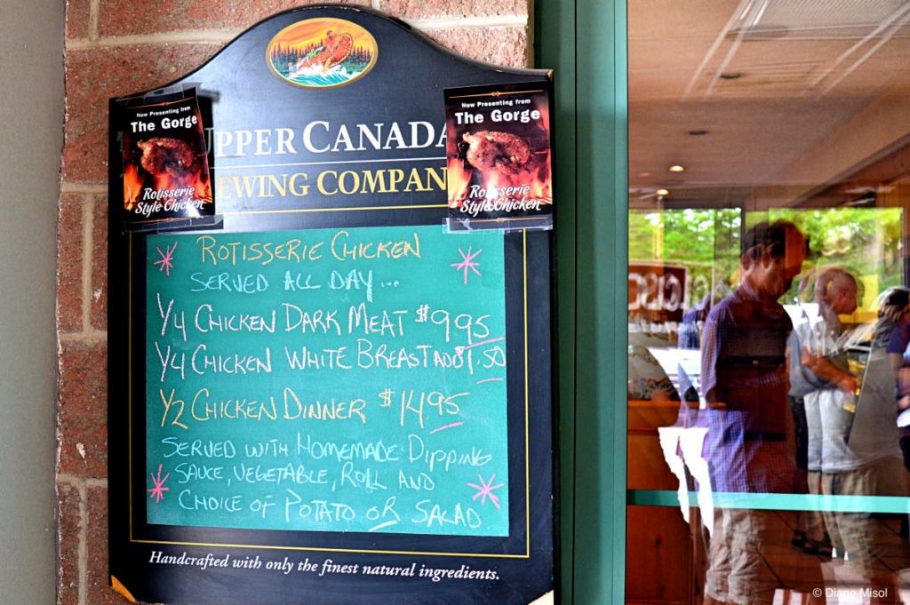 Daily Specials at the Gorge Country Kitchen, Elora, ON, Canada