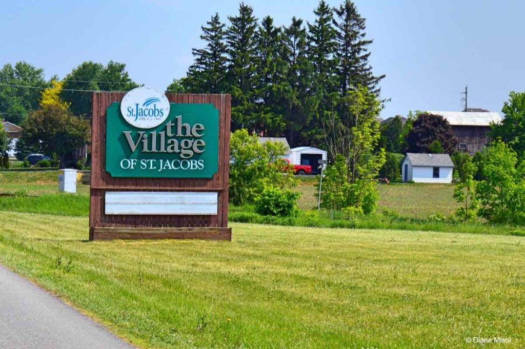 Entering the Village of St. Jacobs, Ontario, Canada