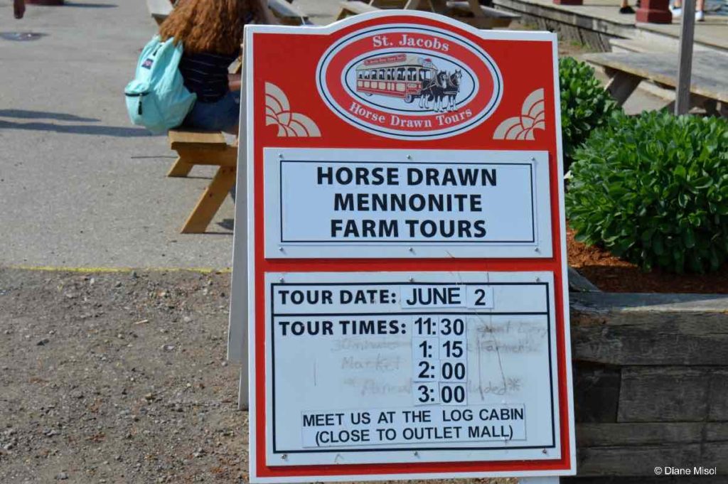 Horse Drawn Mennonite Farm Tours. St Jacobs, Ontario