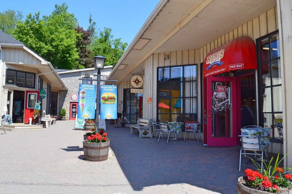 Mill Street Mews Shops. Elora Square, Ontario, Canada
