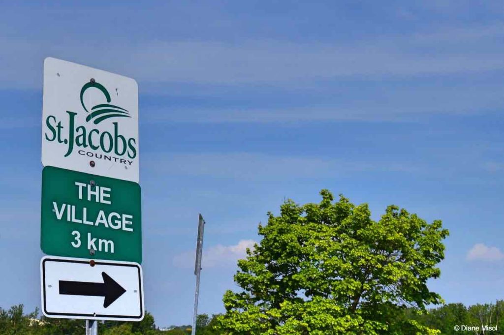 St. Jacobs the Village Sign. Ontario, Canada