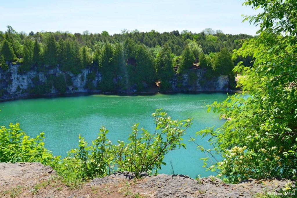 Surreal Colors of the Elora Quarry. Ontario, Canada