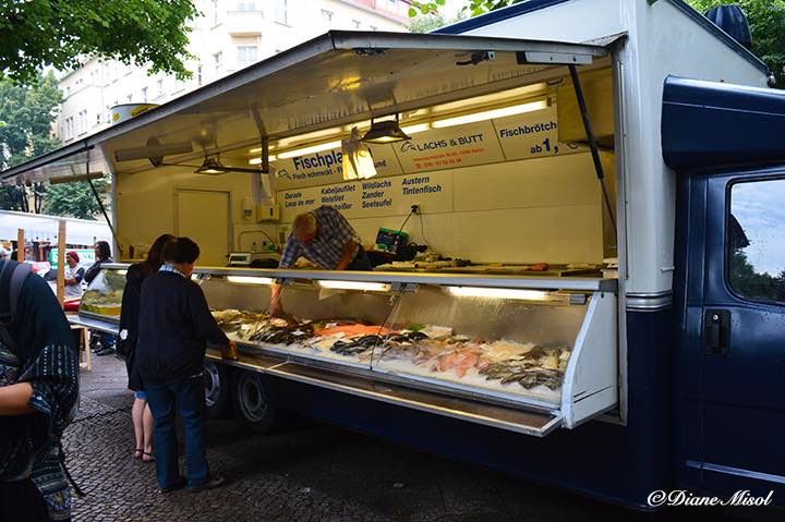 Fish Truck, Boxhagener Platz Market, Berlin