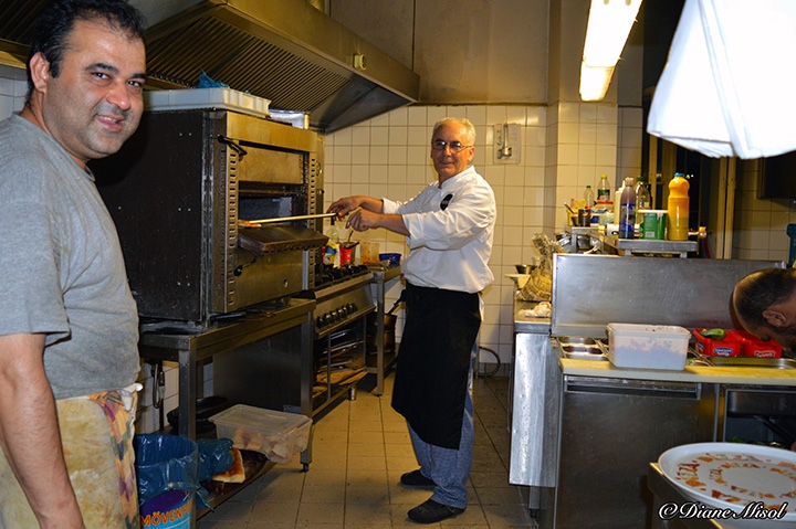 Kitchen Action, Al Colosseo Italian Restaurant, Berlin