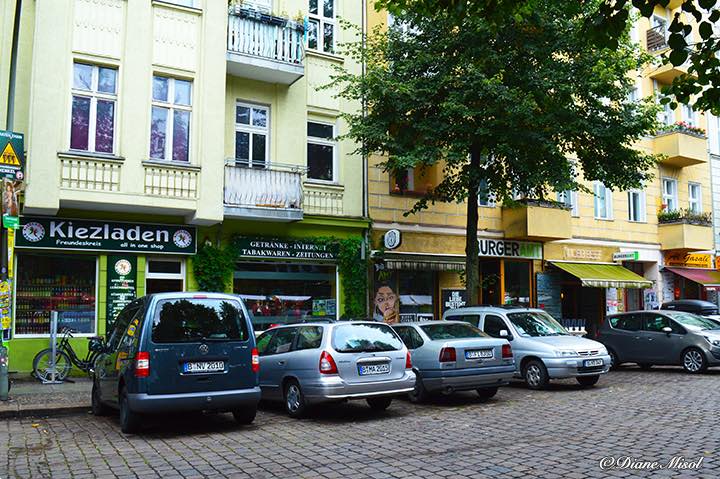 Restaurants and Stores Surrounding Boxhagener Platz, Friedrichshain Kiez, Berlin