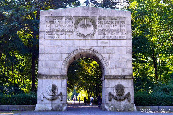 Entrance to the Soviet War Memorial in Treptower Park, Berlin
