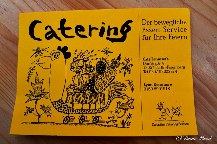 Catering Card. Cafe Lehmsofa Restaurant Review