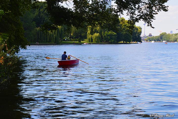 Row Boat. Insel der Jugend, Berlin, Tretpower Park
