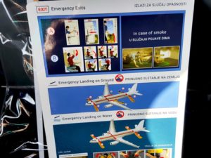 Emergency Airplane Instructions