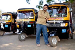 Friendly, Proud Tuk Tuk Driver - New Mangalore, India