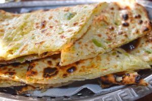 Spicy Cheese Garlic Naan Bread - Goa Indian Food