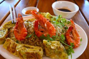 Bia Tuoi Phu Quoc Restaurant - Rice and Shrimp - Vietnam
